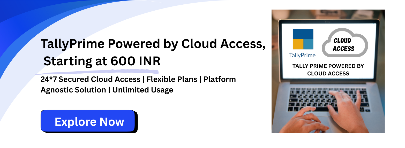  TallyPrime powered by cloud access